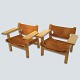 Børge Mogensen; Set of The Spanish Chair Børge Mogensen; Set of The Spanish Chair